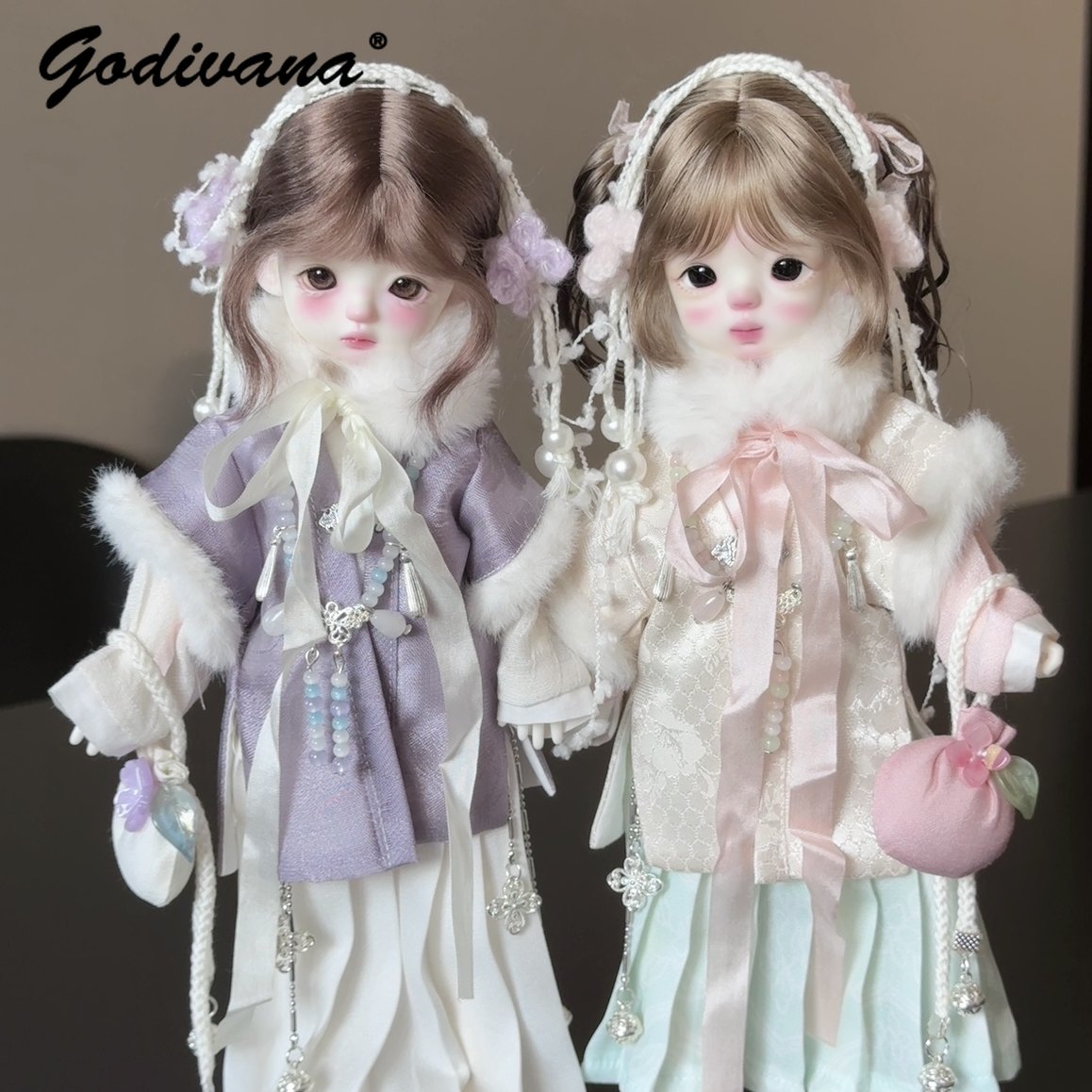 Bjd Doll 1 6 Full Set With Clothes - 1/6 BJD-poppenkleding: traditionele Ming Hanfu-set, jas
