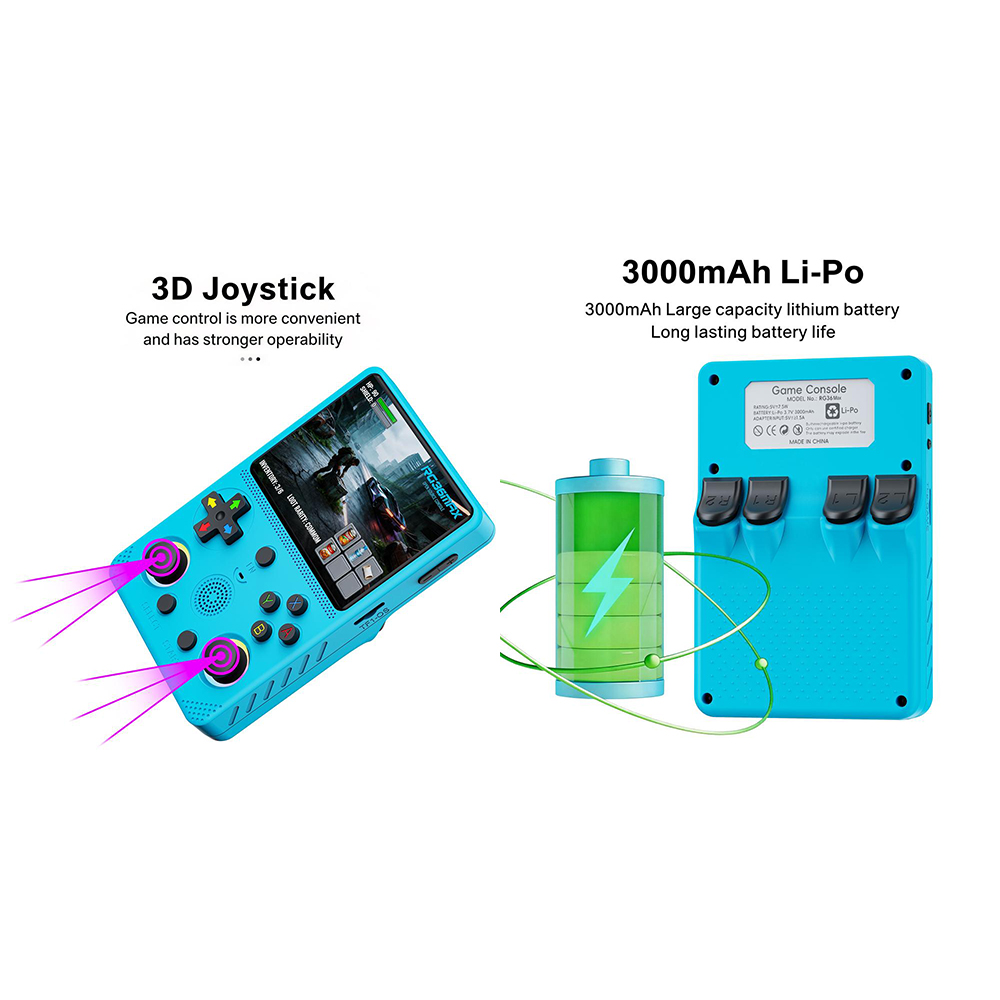 Retro Handheld Game Console R36S - RG36MAX: een draagbare retro-gameconsole, een compacte