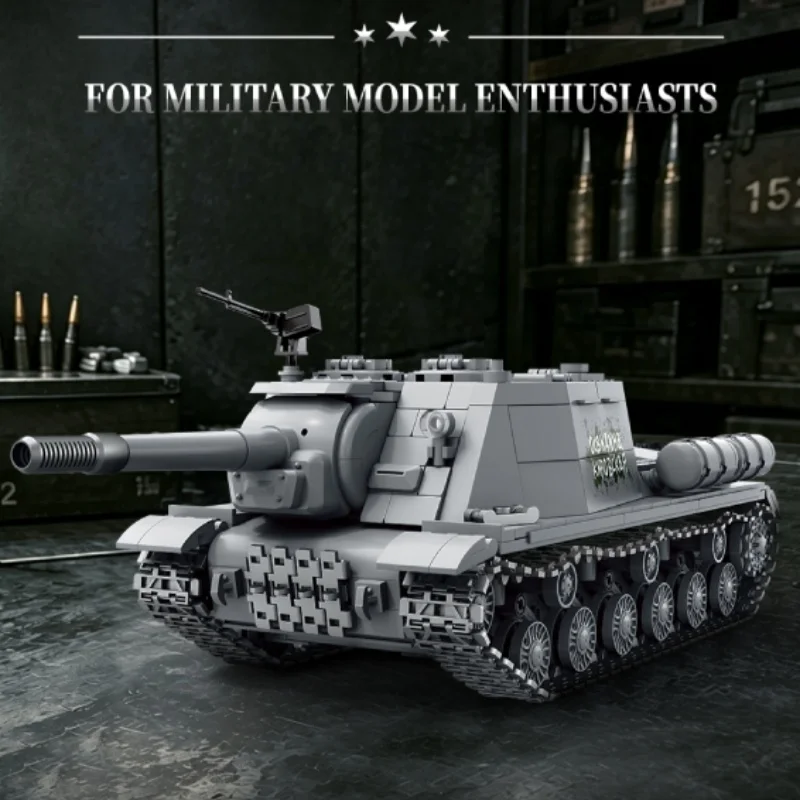 Moc ISU-152 zware aanvalstank  - Lego Compatible Military Tank recensie en prijs