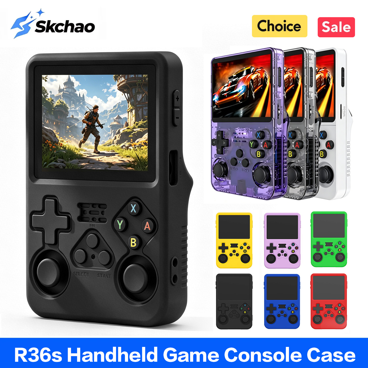 Beschermhoes voor R36S, silico - Retro Handheld Game Console R36S recensie en prijs