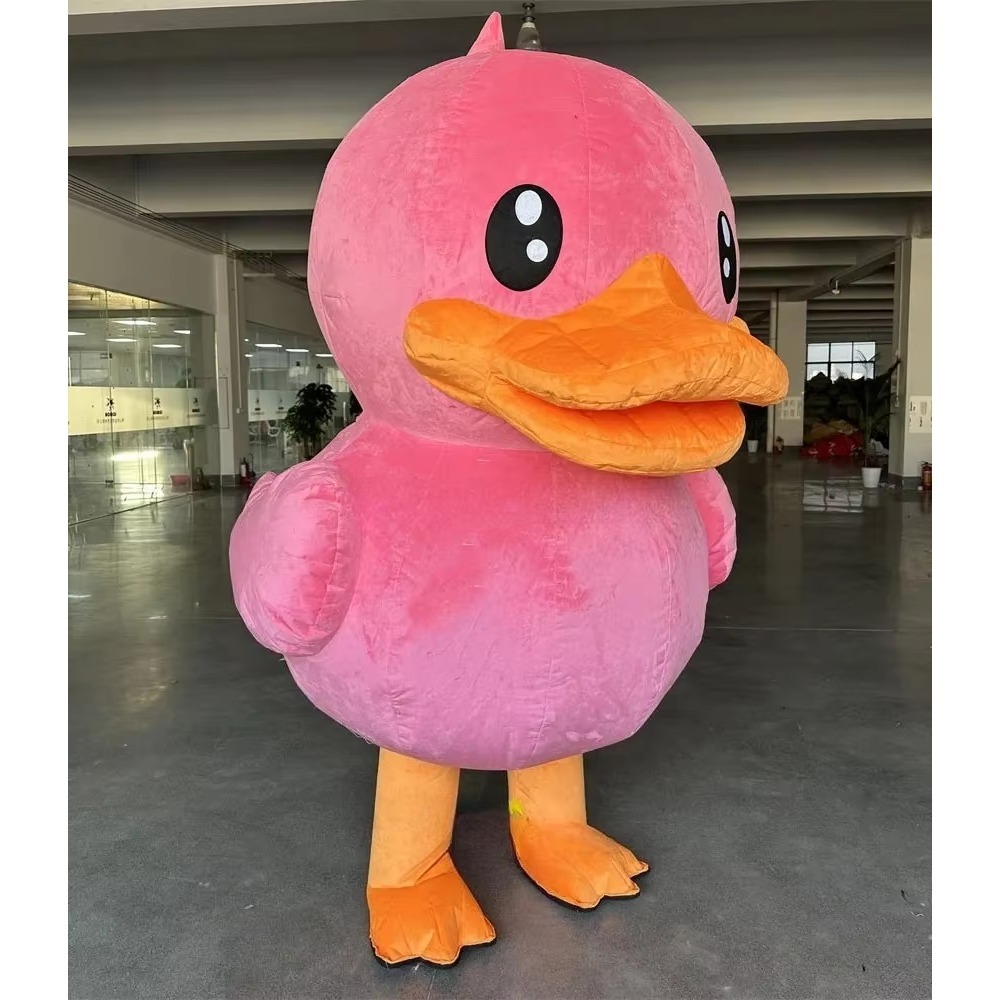 Opblaasbaar eendmascottekostuu - Dolls recensie en prijs