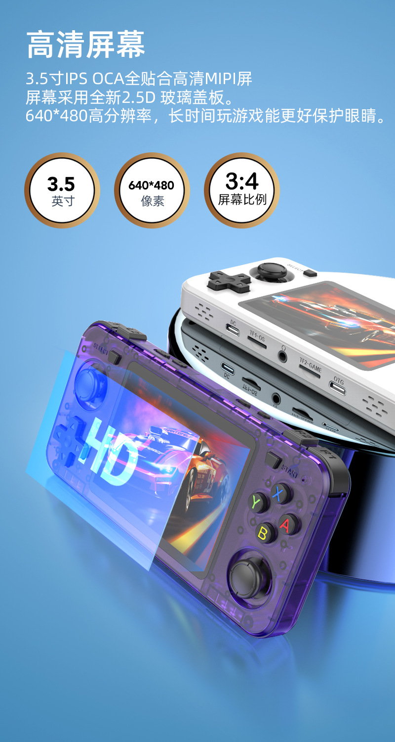 Nieuwe R36H Retro Handheld Con - Retro Handheld Game Console R36S recensie en prijs