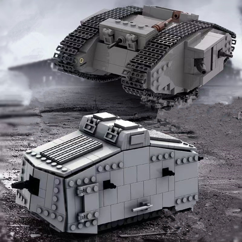 Hot Duitse militaire bouwstene - Lego Compatible Military Tank recensie en prijs